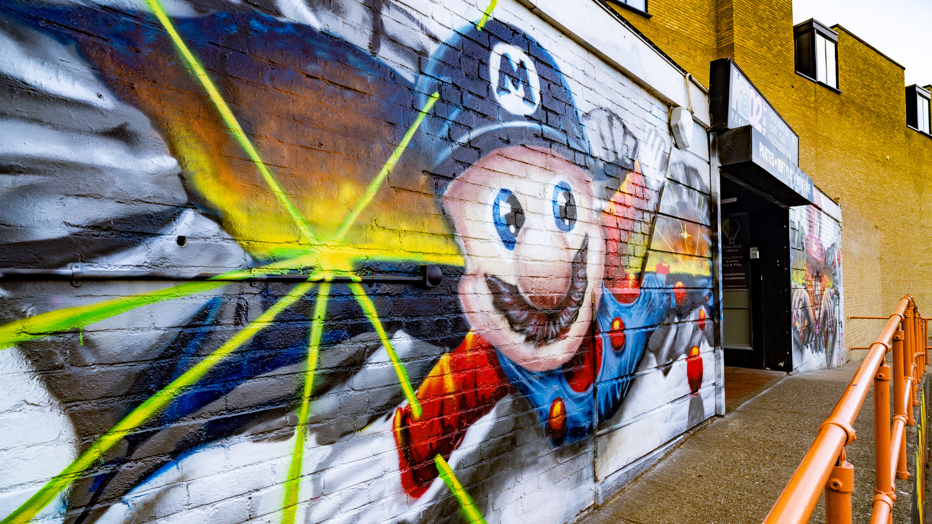 Venue exterior mural